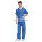 Disposable Surgical Scrub Suit Surgical Clothes 3 Layers SMS Doctors Nurses Operation Room Short Sleeves Top Pants