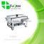 Low Prize Stainless Steel Round Roll Top Buffet Chafing Dish for Hotel