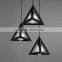 new style triangle industrial metal lamp shades