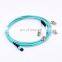 high quality 4 core MPO to LC Fiber Patchcord multi mode patch cord om3 mpo outdoor 4 fibras