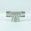 ss304 ss316 Male Female pipe fitting tees forging female thread bsp reducer tee