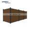 WPC fence wood plastic composite fence panel directly factory