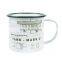 wholesale colorful printing classic personalized sublimation iron 12oz tin cup enamel