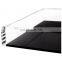 Hand-Made Modern Luxury Clear Black Acrylic Tray Decorative Coffee Table Tray Vanity Organizer Tray