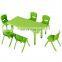 new design safe hot sale cheap plastic tables and chairs set for kids