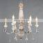 Solid wood made old lamps lanterns fresh princess room decorative vintage six head modern chandeliers & pendant lights