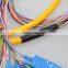12 core 24 core G652D SC/LC/ST/FC fiber optic bunchy strand ribbon optical break out fiber pigtail