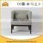 modern design wooden low back round lounge sofa chair