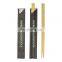 Square Sushi Chopsticks Hotel Restaurant Bamboo Chopsticks Disposable Packed in Customized Paper Sleeve
