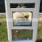 American Style Single Hung Clear Glass Upvc Vertical Sliding Windows