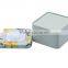small square cosmetic package metal soap tin box