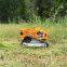 radio control mower, China remote control mower with tracks price, grass cutting machine for sale