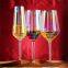 Electroplated Colorful Stemmed Wine Glass For Wedding Dinning Table Decoration