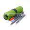 Black Wool Felt Roll Pencil Case Unique Pencil Case Pencil Roll