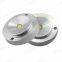 Dimmable LED Under Cabinet Puck Lights 3 Lamps Kit with RF Remote Control for Home Kitchen Counter Lighting (Daylight White 6000K)