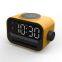 Top Fashion Dual Alarm Clock Radio Led Light Portable  Bluetooth Speaker