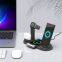 Tablet Accessories 6-in-1 Smart Portable Wireless Charger for Apple iPhone Airpods Watch Mobile Holder Charging Accessory Mobile