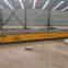 Electric trackless transfer cart used in or shuttle across the warehouses