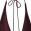 2025 Spring/Summer New European and American Style Women's Fashion Style Sexy Jacquard Hanging Neck Dress