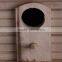 Small new unfinished wooden craft bird house wholesale ,decorative small bird cage for decoration