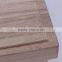 Raw Wood Jewelry Box Wooden gift storage Box With lid