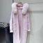 2025 New Women's Double-Faced Cashmere Coat - Mid-Length High-End Cloak With Fox Fur Collar for Autumn Winter