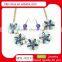 2016 Costume Jewelry Multi Color Statement Necklace Fllower Design