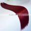 Short and long hair from 8" to 30" cheap red Brazilian hair weave