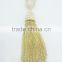 FASHION CHAIN TASSEL PEARL NECKLACE WITH CRYSTAL STONES