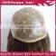 2015 New Products Unprocessed Real Human Hair Womens Toupee