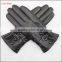 ladies winter cheap leather hand gloves black women