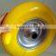 4.80/4.00-8 metal rim flat free tyre , pu foam tire
