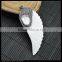 LFD-0025P ~ Druzy Shell Angel wings Pave Rhinestone Crystal Charms Pendants For Necklace Jewelry Making