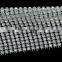 Best Quality Plastic Ribbon Elastic Crystal Stone Rolls Trims, 18 Rows Stretch Rhinestone Trimming for DIY Decoration
