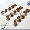 Wholesale Top quality single clip in hair extension 100% brazilian body wave clip in curly hair extension