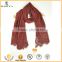 new solid color modal blending lace scarf