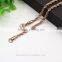 Alibaba Byzantine Stainless Steel Chain Necklace & 18k Gold Bracelet tribal necklace for Men Jewelry