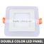 Colorful Lights /Two Colors LED Panel Lights/SKD,CKD Available 3+2w/6+3w/12+4w/18+6w