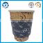 Custom logo printed paper cup sleeve for hot drinking
