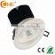 20w Round white painted Recessed COB LED Downlight halogen light