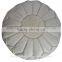 Wholesale of Moroccan White leather Pouffe Ottoman Footstool Pouffe handstitched Ottomans