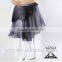 china  chiffon Long black chiffon belly dance skirt