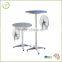 Adjustable round aluminium bar table with two height option/bar tables and chairs used                        
                                                Quality Choice