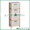 4 floor wooden bamboo bathroom cabinet