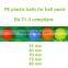 Colored plastic balls for ball pit,soft ball from guangzhou toy factory