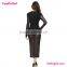 Black long maxi women dress plus size 6l long                        
                                                Quality Choice