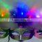hot sale plain party mask ostrich feather party mask pink party mask