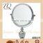 5X Magnifying Chrome Plated Free Standing Mirror