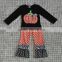 Boutique Children Polka Dots Cloting Sets Remake Girls Halloween Outfits With Black Cat