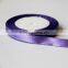DIY Polyester single face satin ribbon with gold or silver edge
